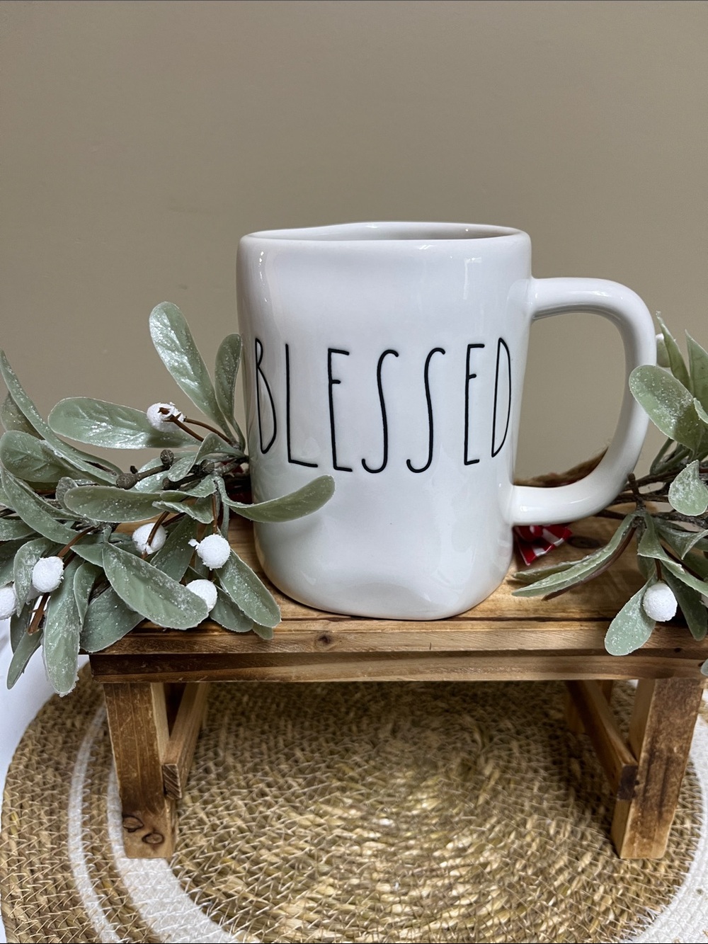 Rae Dunn “Blessed” 20 oz Mug